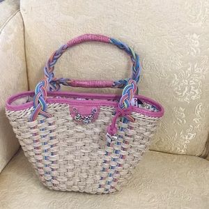 Vintage wicker Brighton Purse